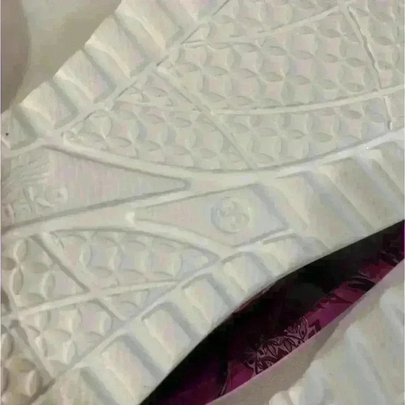 Dansko Kandi Paisley Floral Sandals Size 39 Barbiecore Comfort Travel like new - Picture 5 of 5